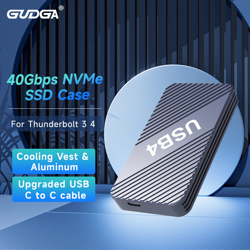 Thunderbolt 4 External Ssd 4Tb - Boîtier SSD NVMe USB4 40Gbps PCIe3.0