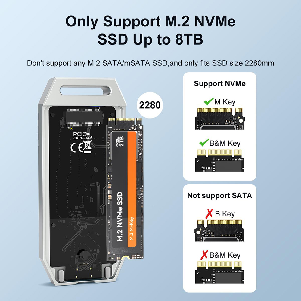 MAIWO-Boîtier USB4 M.2 SSD 40G - 8Tb M2 Nvme Ssd avis et prix